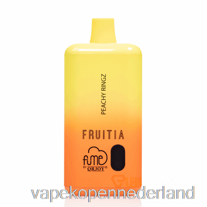 Vape Nederland Fruitia X Fume 8000 Wegwerp Perzikkleurige Ringz